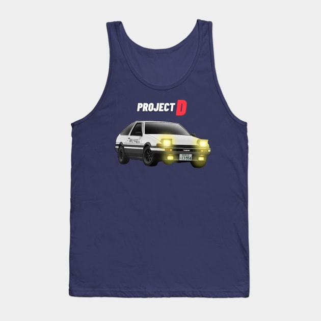 Project d Initial d Tank Top by MOTOSHIFT